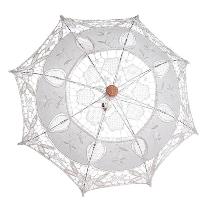 Parapluie En Dentelle Noire Pour Femme Et Fille - Parasol