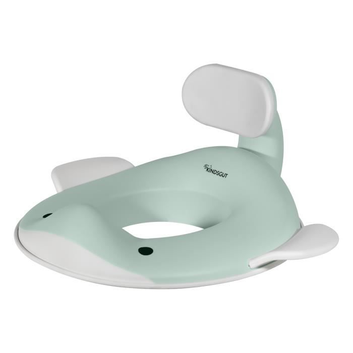 Réducteur de toilette baleine pour enfants - aquamarine