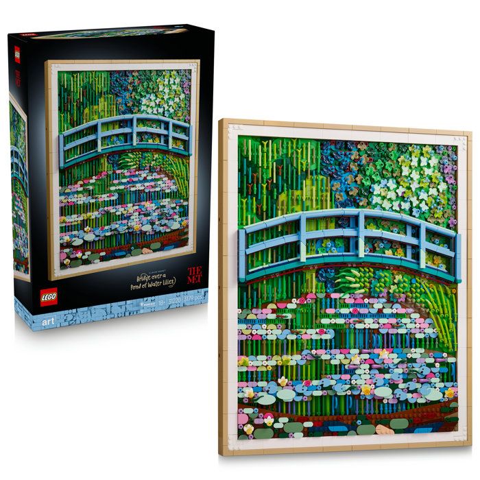 LEGO Art Claude Monet : le Bassin aux Nymphéas, Harmonie Verte 31220 - vue 7