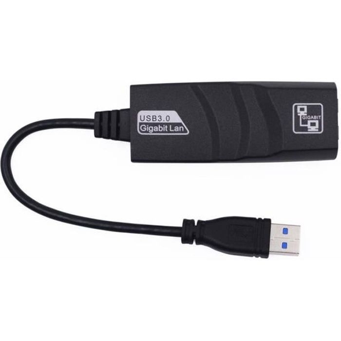 Adaptateur Ethernet LAN USB 3.0 Rj45 Carte Réseau Vers Adaptateur
