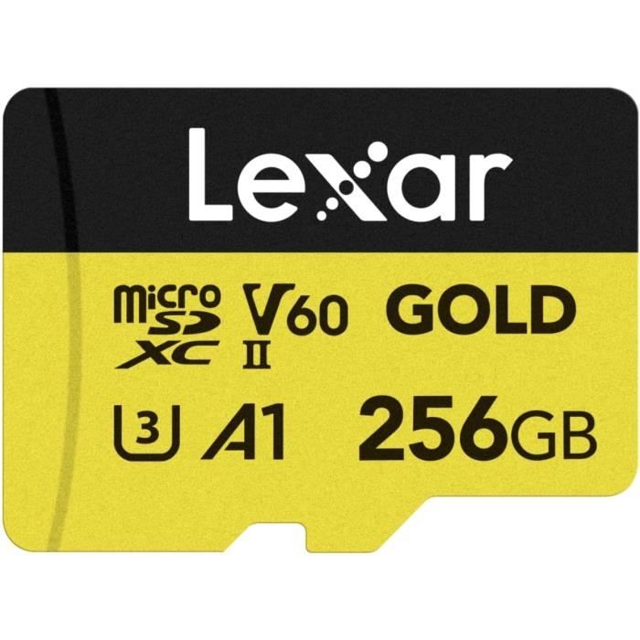 Carte Micro SD Lexar GOLD UHS II V60 280Mo/