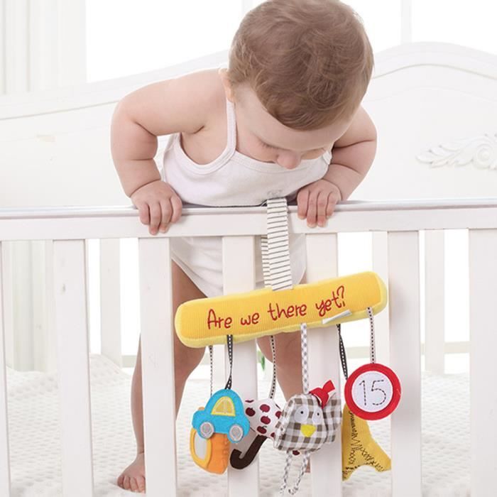 MENGMA Spirales d'Activités Lit Spiral Jouet de Poussette Hochet pour ...
