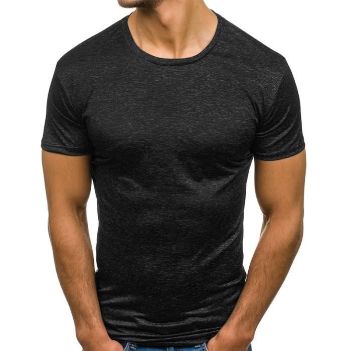 Tee shirt slim fit homme best sale
