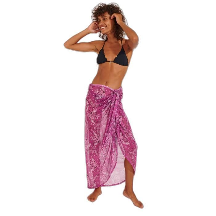 Paréo Soyeux Uni Pour Femme Et Fille - 185 X 100 Cm - Accessoire Plage Indispensable Et Stylé
