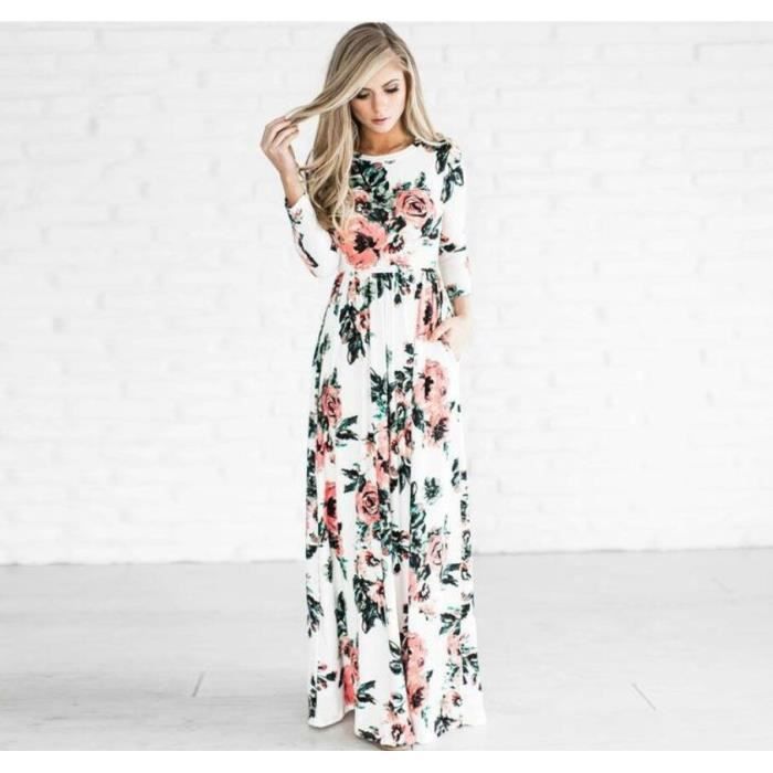 robe printemps longue