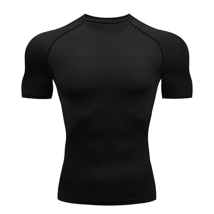 T-shirt Homme Camouflage Sport - Séchage Rapide 90% Polyester 10% Spandex - Coupe Regular Manches Courtes