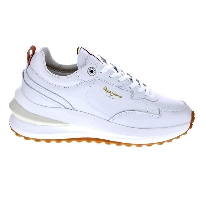 Pepe Jeans Chaussures - PEPE JEANS - Winslow Action - Beige - Lacets - Plat