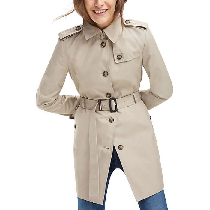 Trench avec ceinture HERITAGE SINGLE - L - Beige