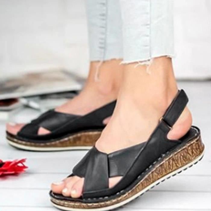 Sandales compensées talon 4 cm top