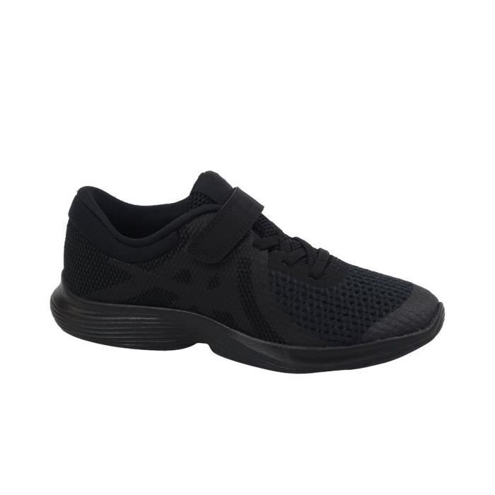 Baskets NIKE Revolution 4 PS Enfant Noir Synth tique