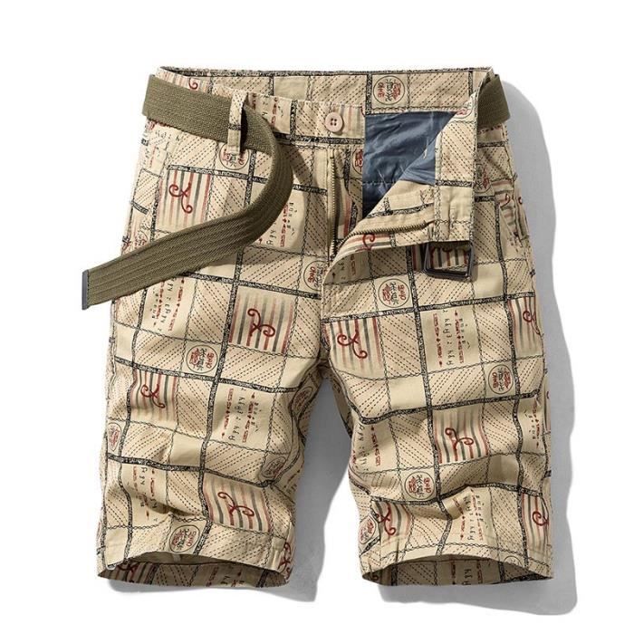 Bermuda a carreaux homme 2025