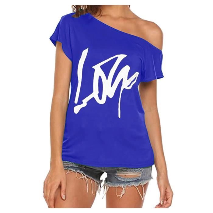 t shirt a epaule dénudée