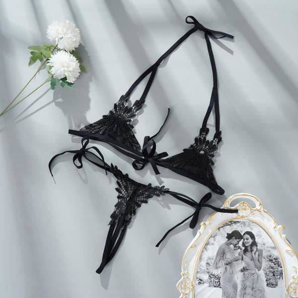 Lingerie Femme Transparente - Rouge Taille S, Occasion Très Bon état