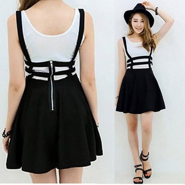Jupe a top bretelle femme