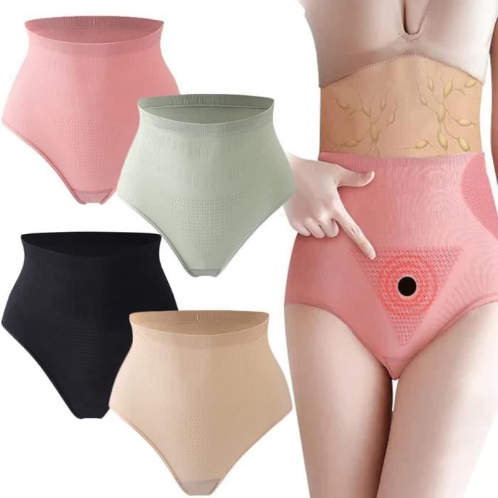 Sous-vêtements Amincissants Femme Taille Sculptant Haute Ventre Plat