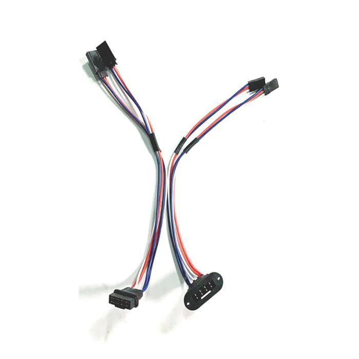 BackBayRC 8 Inch 20AWG Universal Servo Extension Cables With Safety Clips - 5 Pack