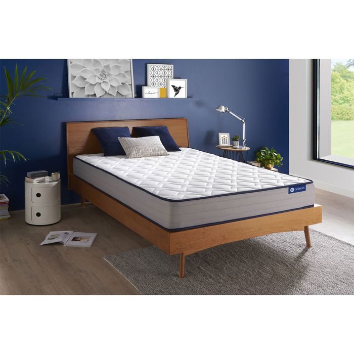 Matelas 140x190 cm Ressorts ensachés et Mémoire de forme - Actiflex Form
