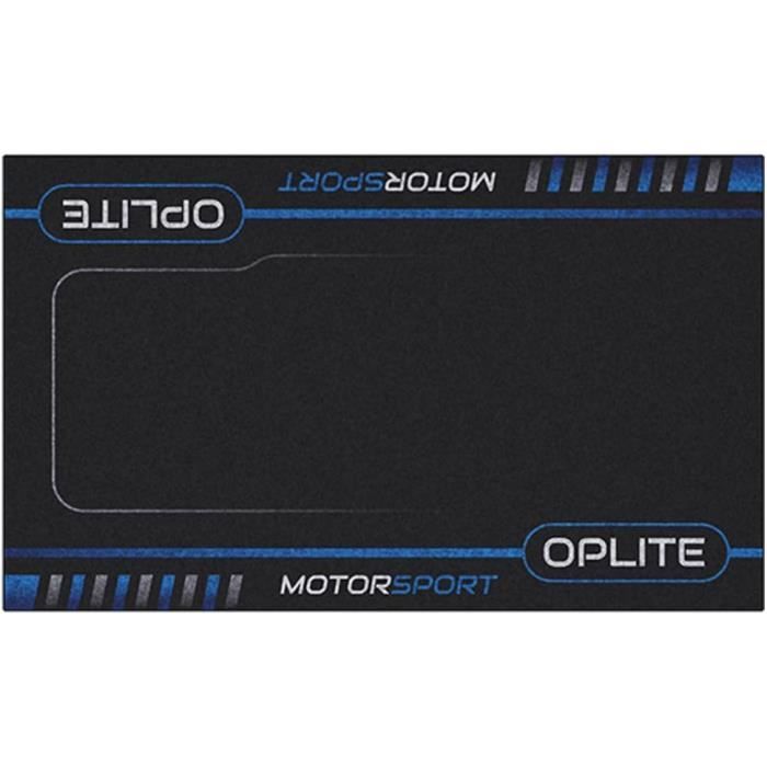 OPLITE Ultimate GT Floor Mat Tapis Sol Antidérapant XXL Bleu Noir Simulation Gaming pour Cockpit 152 x 90 cm - Bleu
