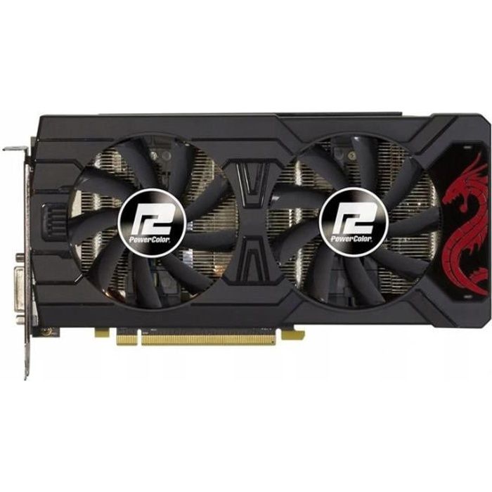 Power Color AMD RX 470 4 Go Red Dragon Radeon Cdiscount Informatique