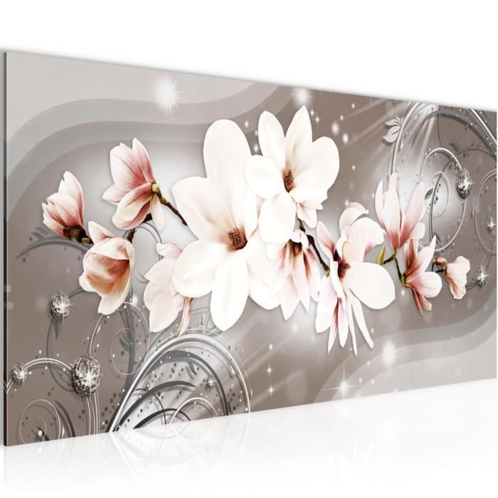 Runa art Tableau Décoration Murale Fleurs de Lys 100x40 cm - 1 Panneau Deco  Toile Prêt à Accrocher 021812c - Cdiscount Maison