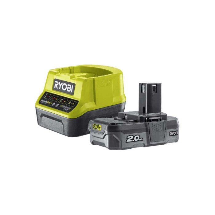 Batterie lithium+ 18V 2,0 Ah RYOBI - RC18120-120 avec chargeur rapide 2,0 A