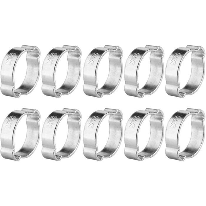 Lot De 10 Colliers De Serrage à Ressort Miniatures - Pour Tuyaux De 5mm à 16mm (carburant, Eau, Air)