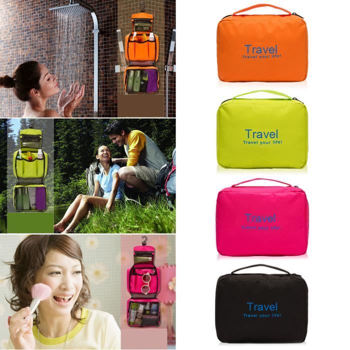 SAVFY?� Sac Lavage Sac de Voyage Rangement Maquillage Cosm?�tique (NOIR) Noir Noir - Cdiscount 