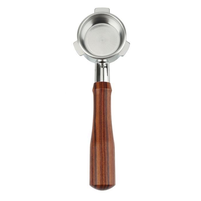 Bec Verseur Porte-filtre 54 Mm En Inox - Pour Machine à Expresso, Double Fonction (avec Ou Sans Bec), Extraction Améliorée