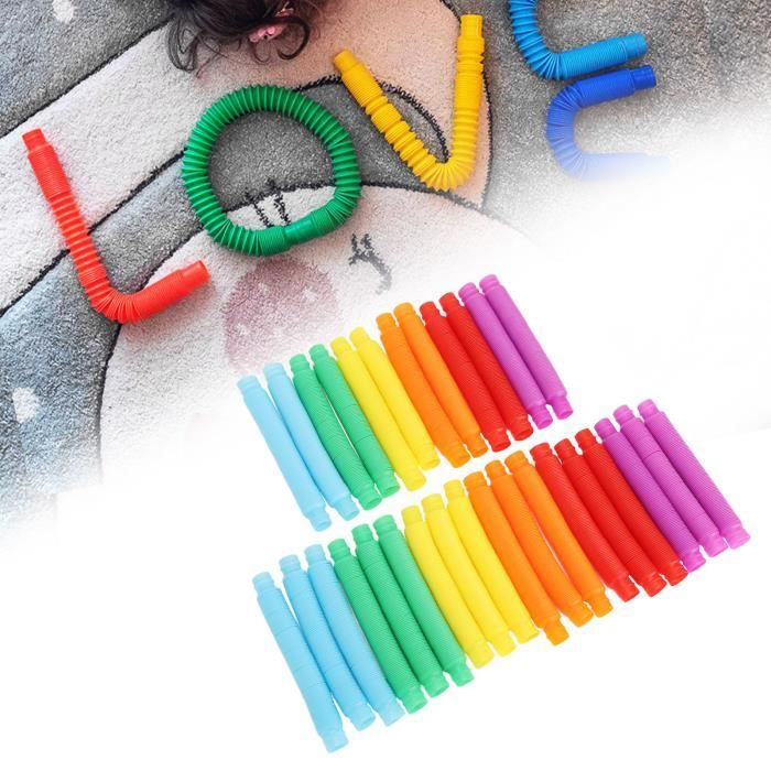 Dioche jouets en plastique 60pcs enfants nourrissons bricolage en plastique éducatif bâtiment
