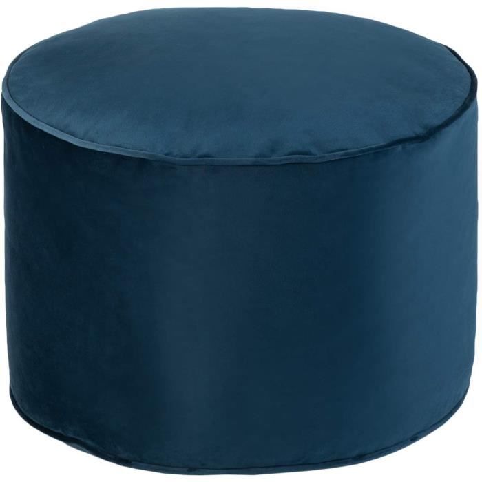 Poufs en Velours Rond de qualité supérieure Poufs en Velours pour l