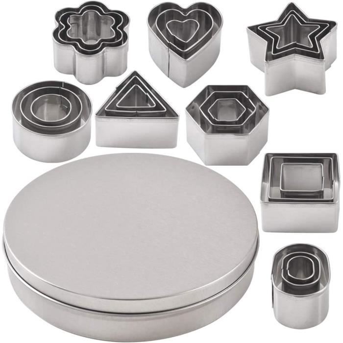 AK Art Cuisine 6-Piece Vehicle Shape Cookie Cutters - Stainless Steel Airplane & Car Fondant Cutters
