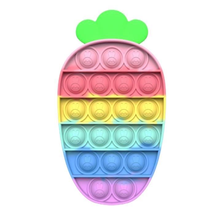 EKKONG Pop Bubble Fidget – Jouet Sensoriel En Silicone Pour Soulager Stress Et Anxiété, Enfants Et Adultes, 19x20,5 Cm !