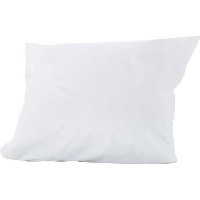 Confortable et Absorbant| Molleton Coton Sweetnight Prot/ège Oreiller 65x65 cm Fermeture /à Rabat