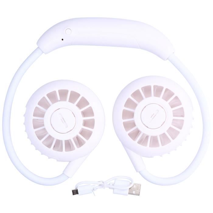 Ventilateur USB Avec Mousqueton - Portable, Léger, Silencieux - Parfait Pour Sac à Dos, Bureau, Voyage - Brise Fraîche Instantanée - 3