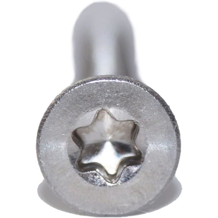 Lot De 25 Vis À Tête Fraisée Avec Six Pans Creux M5 X 8 Tx25 Iso 14581 ...