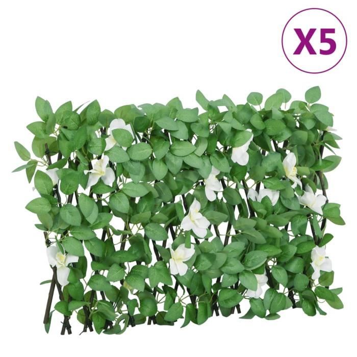 vidaXL Treillis de lierre artificiel 5pcs - vue 2
