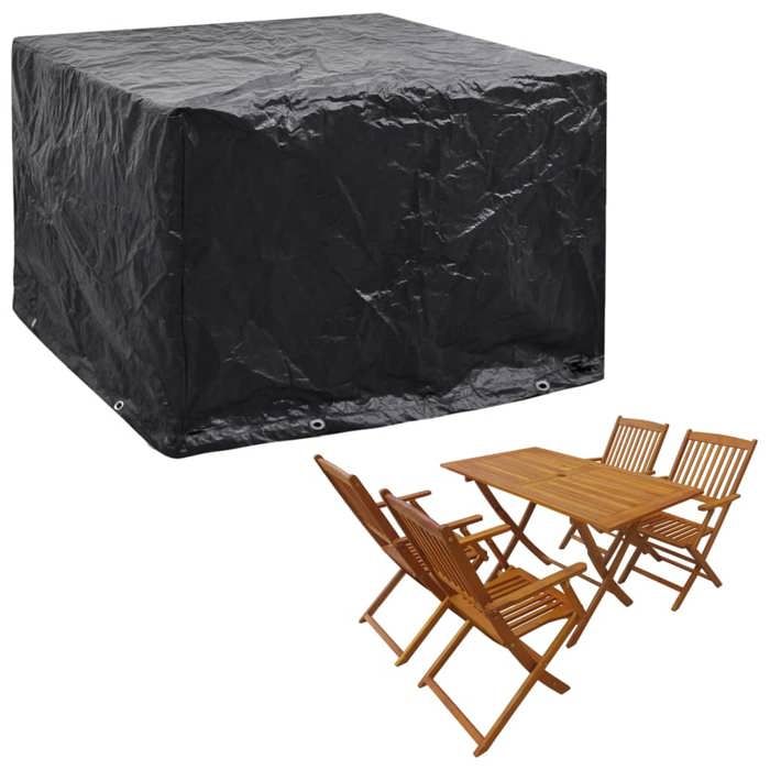 VIDAXL Housse de mobilier de jardin 8 œillets