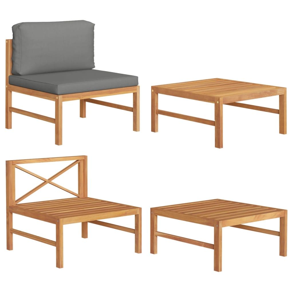 VidaXL Ensemble Salon de Jardin 2 Pcs - vue 4