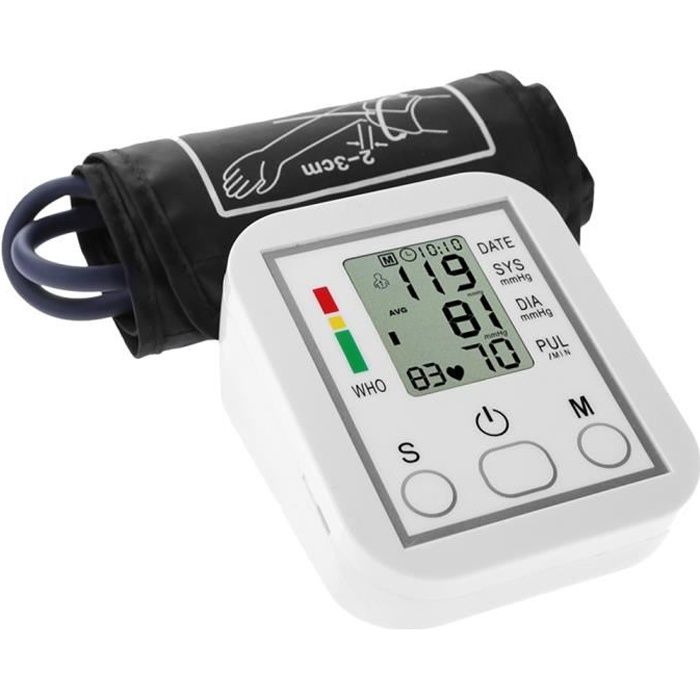 1 PC petit bras sphygmomanomètre tensiomètre manomètre électronique pour la maison MANOMETRE