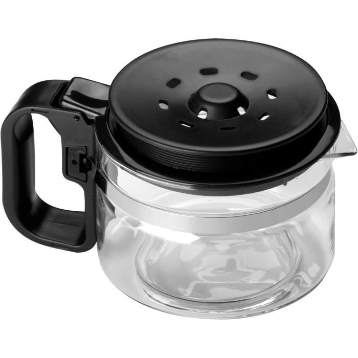 Verseuse Adaptable pour cafetière filtre - WPRO - UCF200 - 9 / 12 tasses - verre anti-choc, couvercle vissable