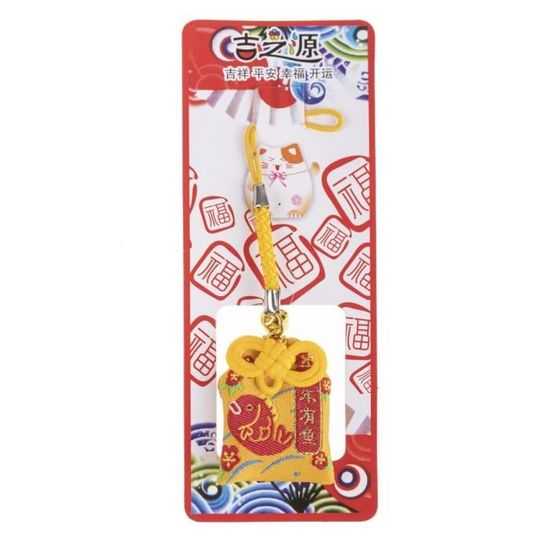 YNuth Amulette Japonaise Porte-Bonheur Omamori Accessoire Bleu fonc/é