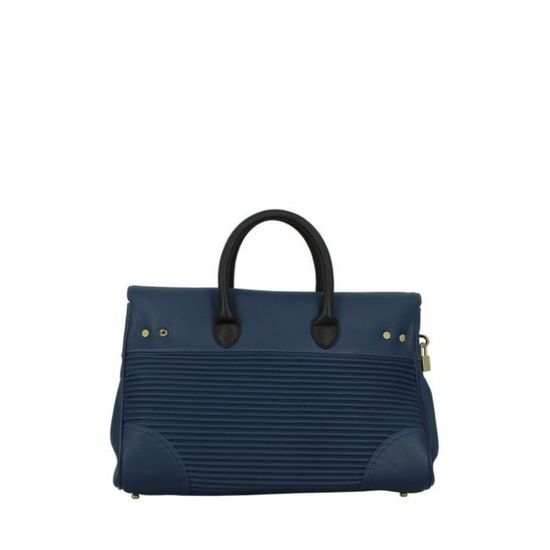 Sac a main Mac Douglas Pyla Rymel cuir ref 39770 MHMN S 40.5 26 17.5 TU Bleu Cdiscount Bagagerie Maroquinerie