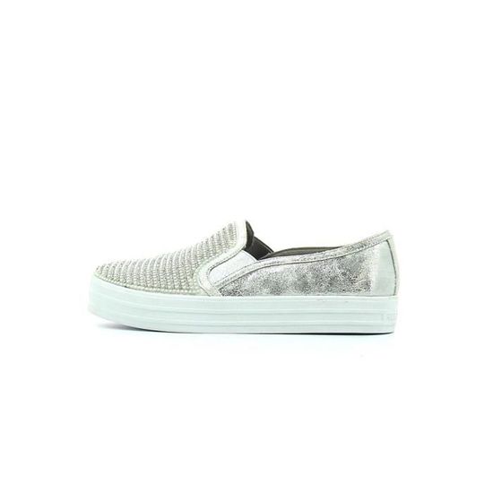 Skechers double up hot sale shiny dancer silver