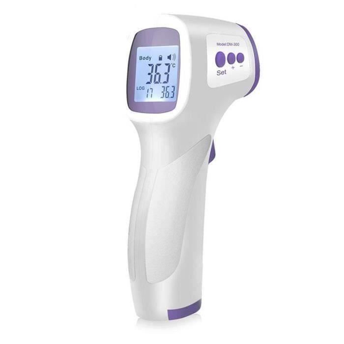 Thermomètre médical infrarouge numérique frontale sans contact pour le  corps (blanc) F05578 - Cdiscount Puériculture & Eveil bébé