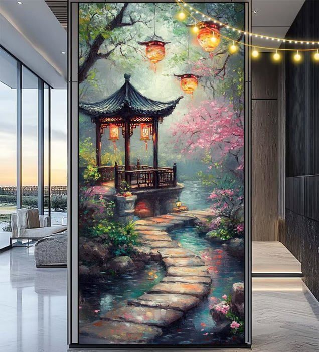 Kit Diamond Painting Adulte 50x110 Cm - Broderie Diamant 5D Grand Format - Loisir Créatif Anti-Stress - Décoration Murale - 2