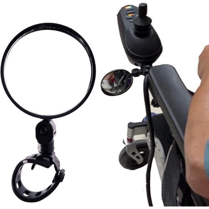 Miroir Rétroviseur Vélo Style Rétro Noir - Réglable, Pour Guidon 21 Mm, Dimensions 200 X 60 Mm - 14
