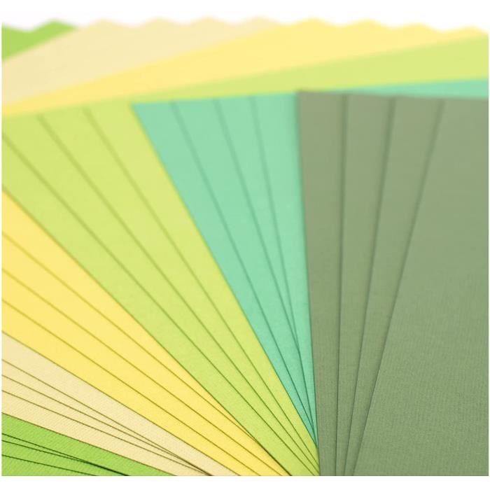 Papier transparent, format A4, 20 couleurs, 130 g/m², papier coloré pour  bricolage, scrapbooking, fabrication de cartes, bricolage, et autres :  : Cuisine et Maison