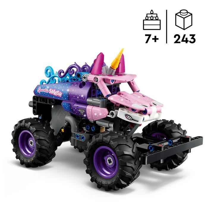 LEGO Technic 42220 Monster Jam Sparkle Smash à Rétrofriction - Jouet ...
