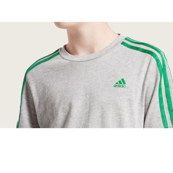 Adidas blanche hotsell bande verte