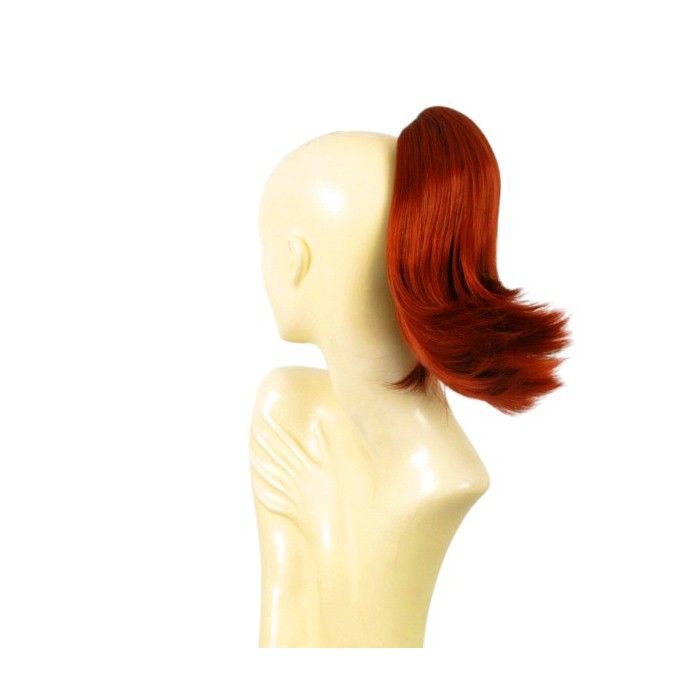 Extension Postiche Queue De Cheval 28 Cm - Roux Cuivré Intense - Synthétique